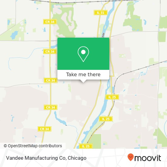 Vandee Manufacturing Co map