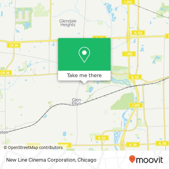 Mapa de New Line Cinema Corporation