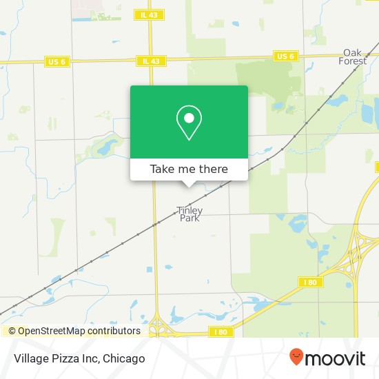 Village Pizza Inc map