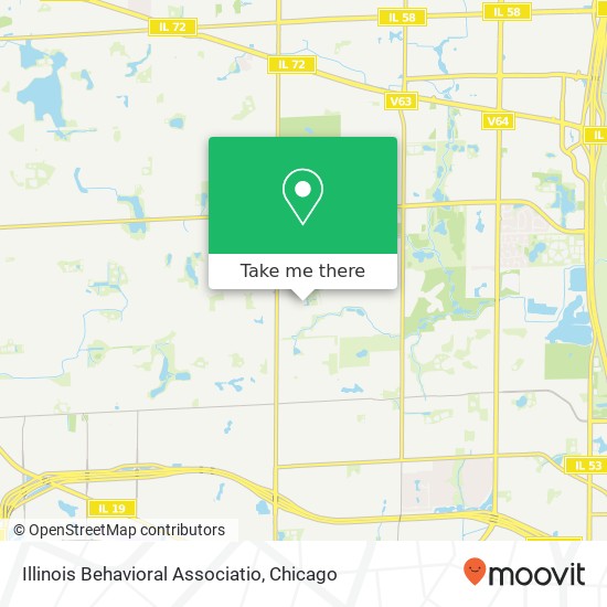 Illinois Behavioral Associatio map