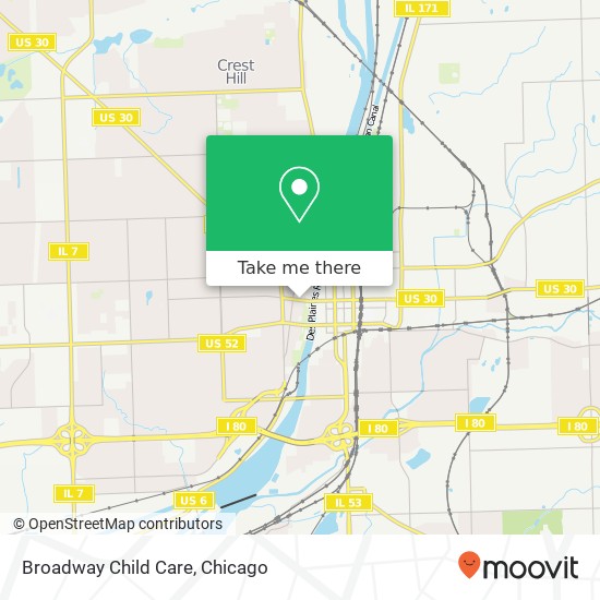 Mapa de Broadway Child Care