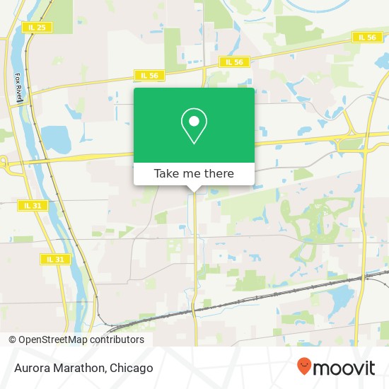 Aurora Marathon map