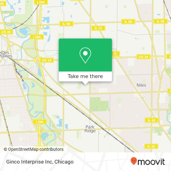 Ginco Interprise Inc map