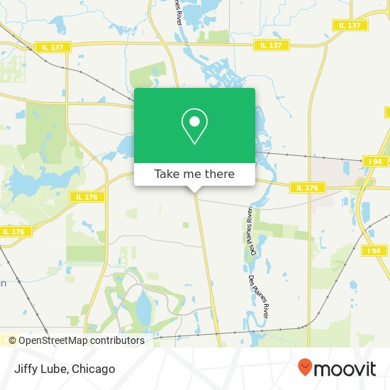 Jiffy Lube map