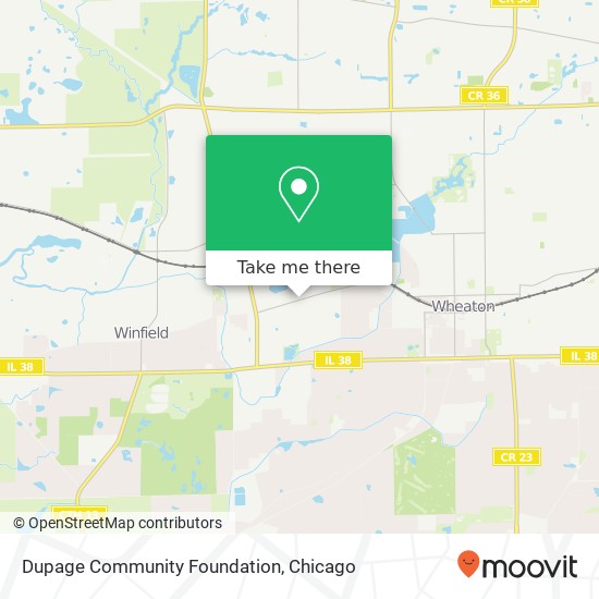 Mapa de Dupage Community Foundation