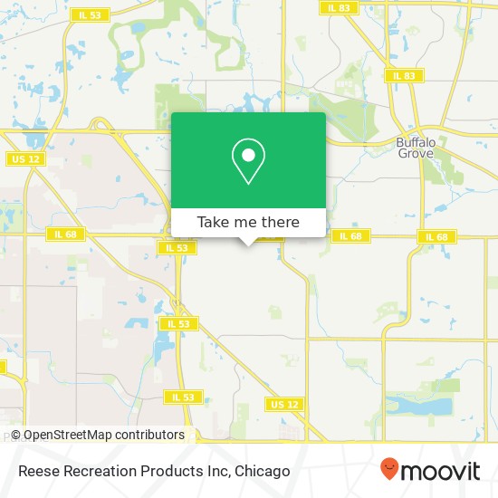 Mapa de Reese Recreation Products Inc
