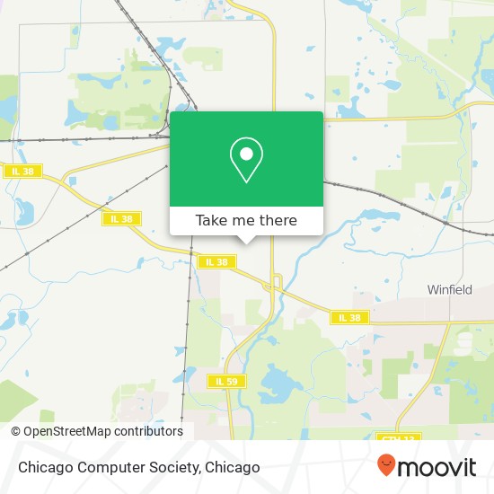 Chicago Computer Society map