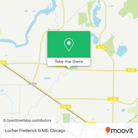 Locher Frederick G MD map