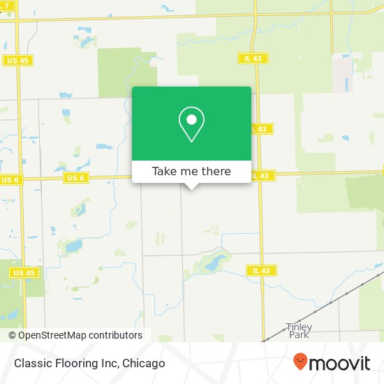 Classic Flooring Inc map