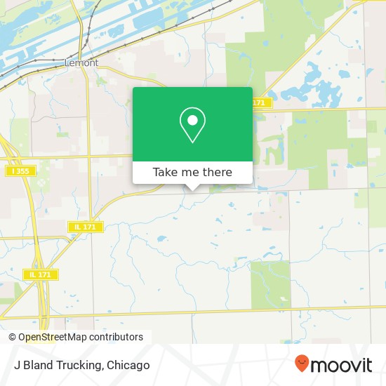 J Bland Trucking map