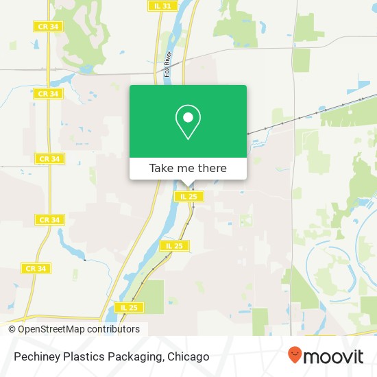 Pechiney Plastics Packaging map