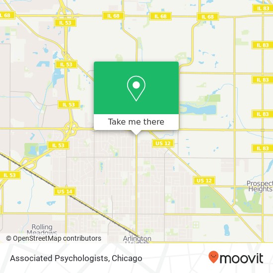 Associated Psychologists map