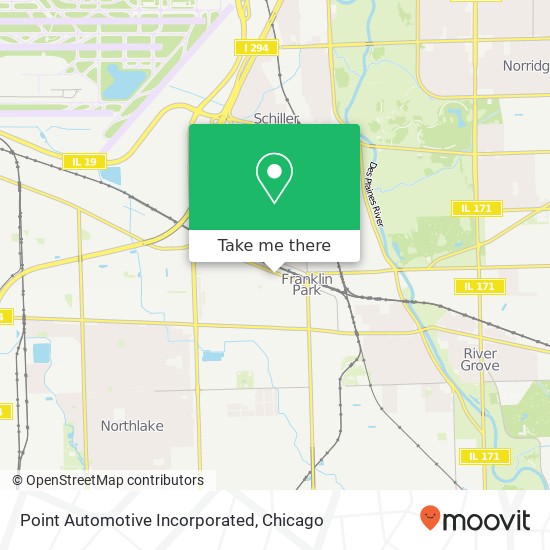 Point Automotive Incorporated map