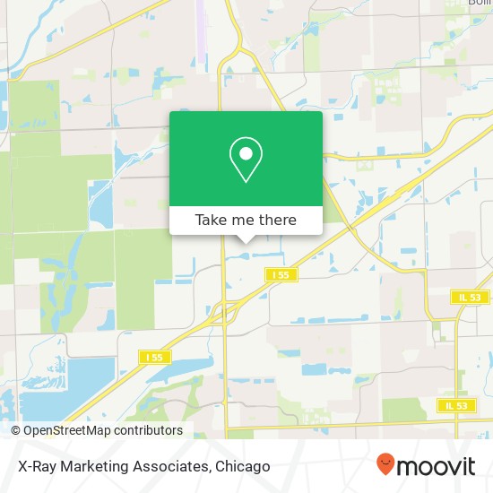 Mapa de X-Ray Marketing Associates