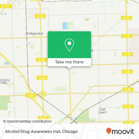 Alcohol-Drug Awareness Inst map