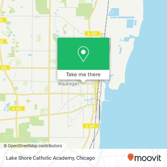 Lake Shore Catholic Academy map