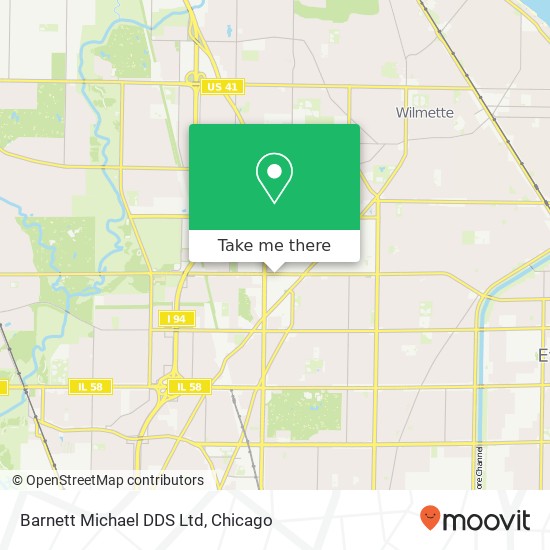 Barnett Michael DDS Ltd map