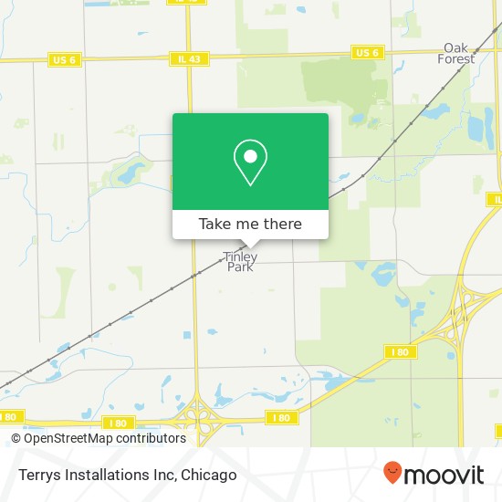 Terrys Installations Inc map