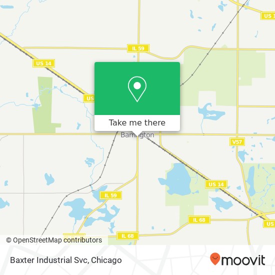 Baxter Industrial Svc map