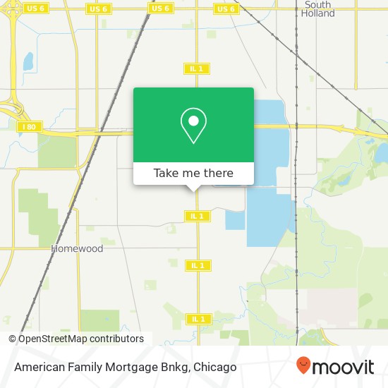 Mapa de American Family Mortgage Bnkg