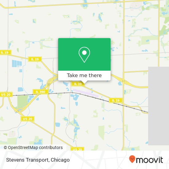 Stevens Transport map