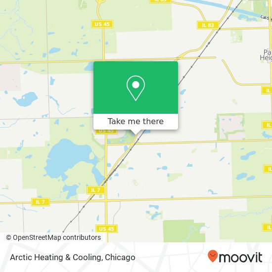 Arctic Heating & Cooling map