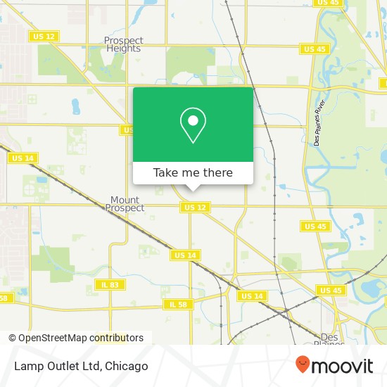 Lamp Outlet Ltd map