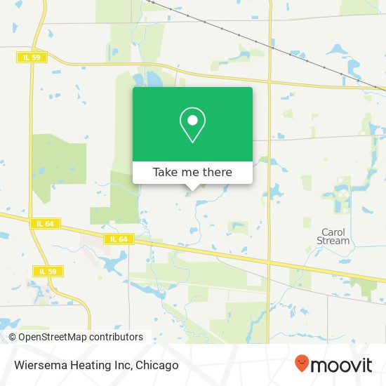 Mapa de Wiersema Heating Inc