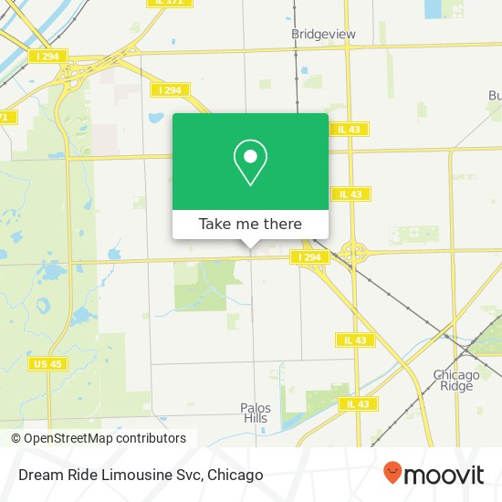 Dream Ride Limousine Svc map