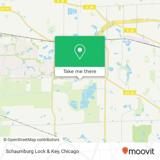 Mapa de Schaumburg Lock & Key