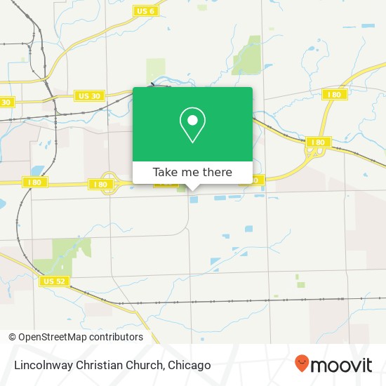 Mapa de Lincolnway Christian Church