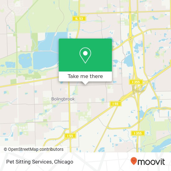 Mapa de Pet Sitting Services