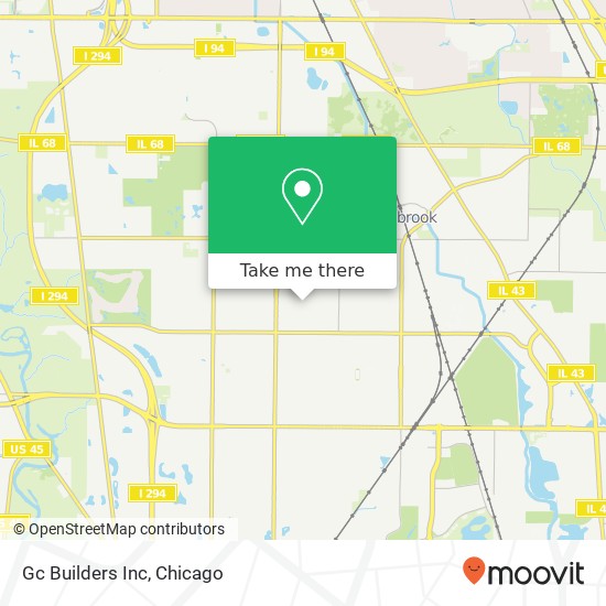 Gc Builders Inc map