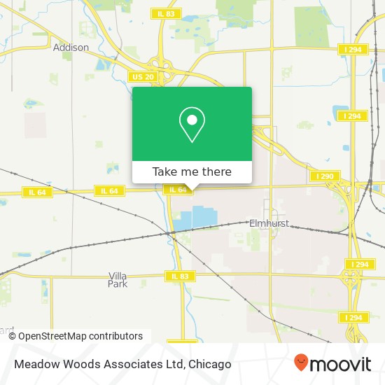 Meadow Woods Associates Ltd map