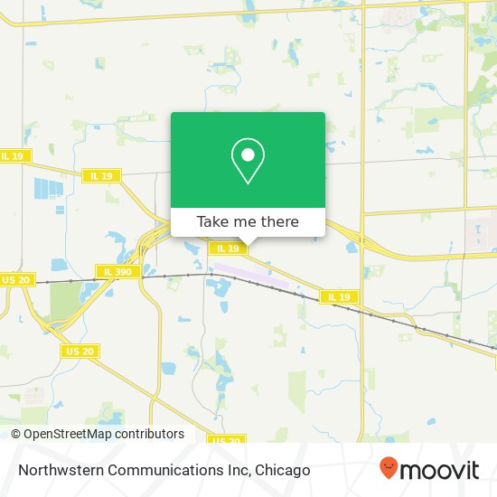 Northwstern Communications Inc map