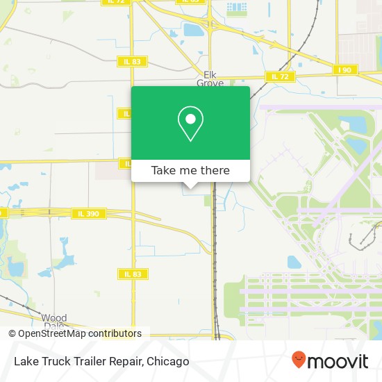 Lake Truck Trailer Repair map