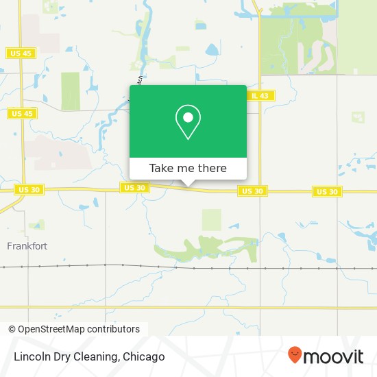 Mapa de Lincoln Dry Cleaning