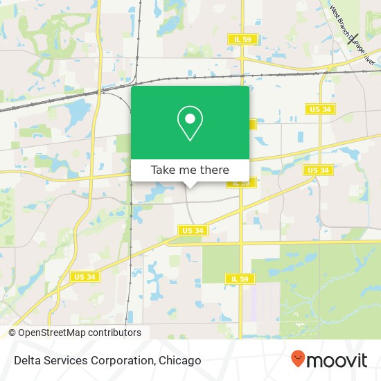 Delta Services Corporation map