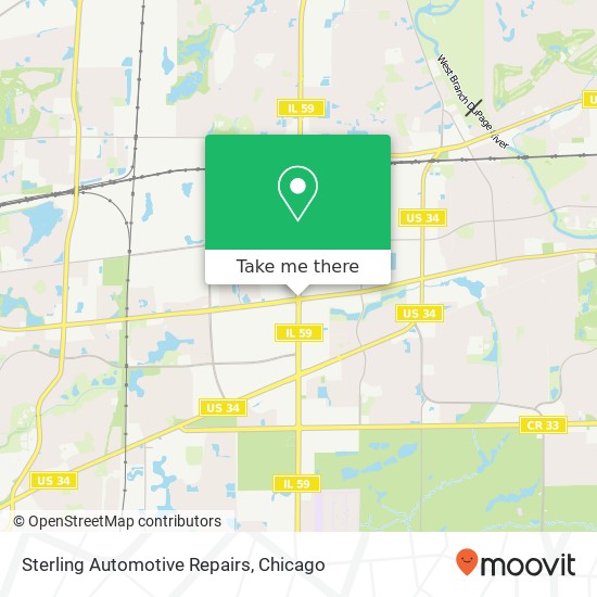 Sterling Automotive Repairs map
