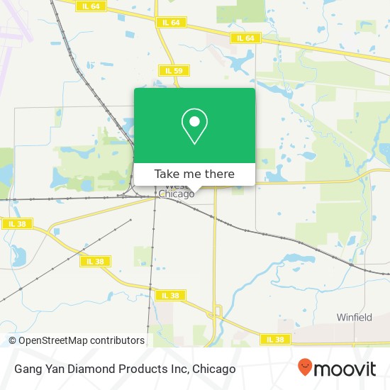 Mapa de Gang Yan Diamond Products Inc