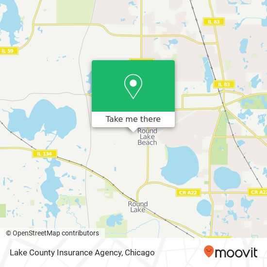 Mapa de Lake County Insurance Agency