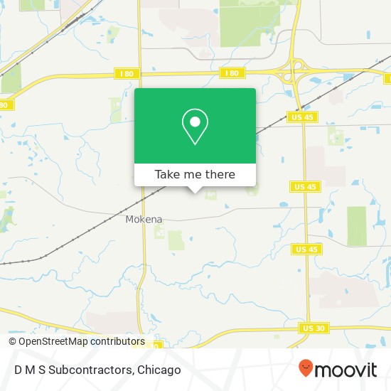 D M S Subcontractors map