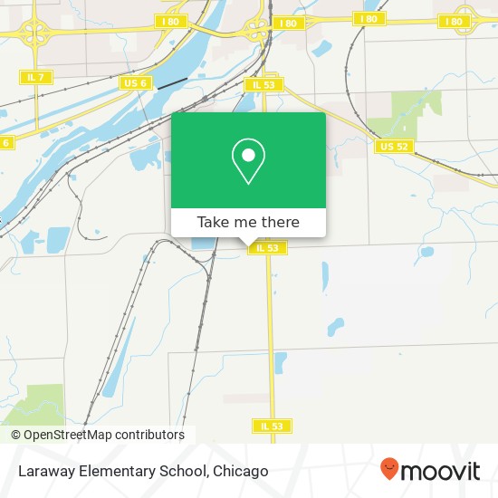 Mapa de Laraway Elementary School