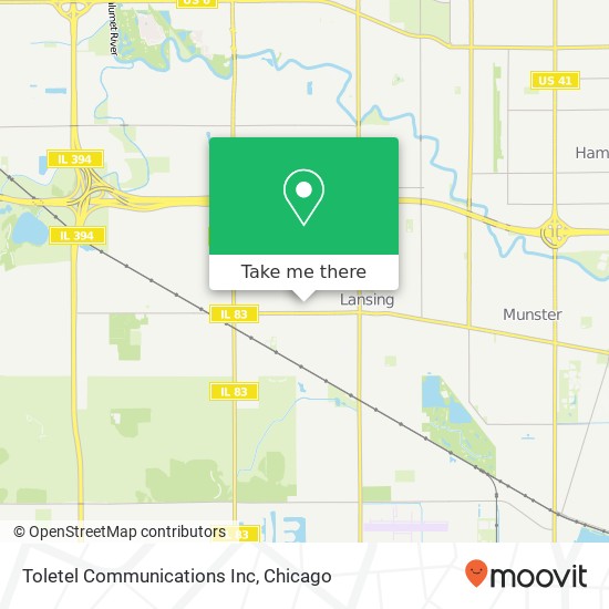 Mapa de Toletel Communications Inc