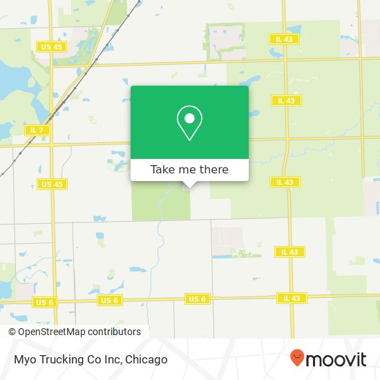 Myo Trucking Co Inc map