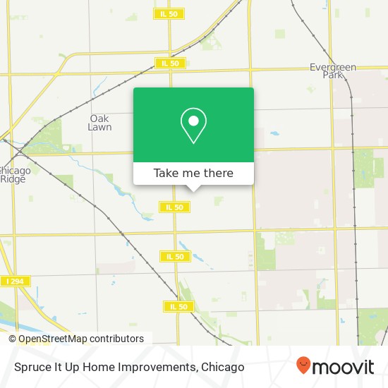 Spruce It Up Home Improvements map