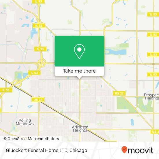 Glueckert Funeral Home LTD map