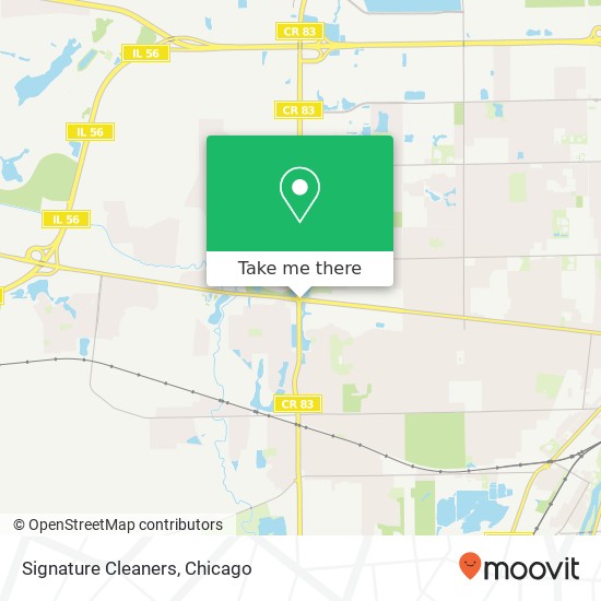 Signature Cleaners map