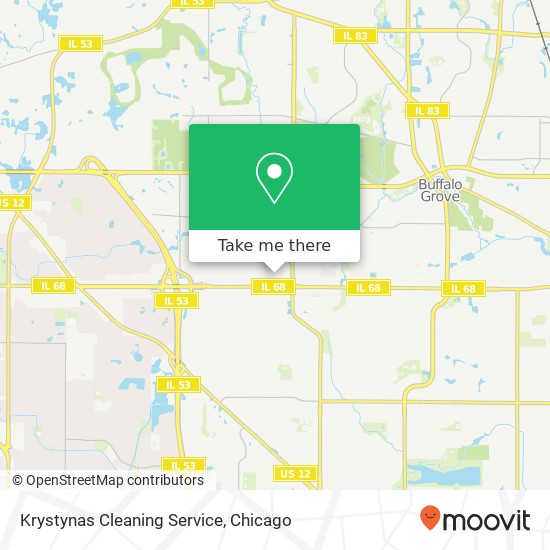 Krystynas Cleaning Service map