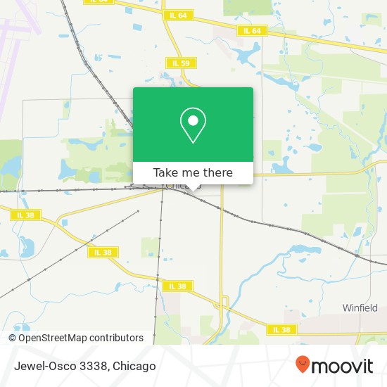 Mapa de Jewel-Osco 3338